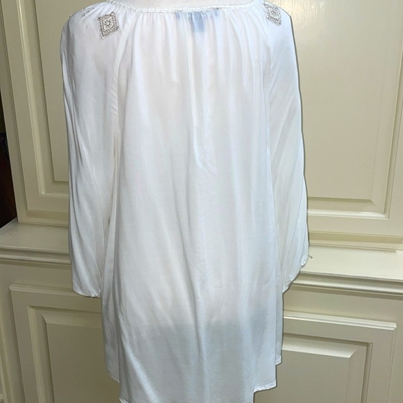 Nine West Jeans Breezy Embellishments Dress/Top Size Medium - Picture 3 of 6